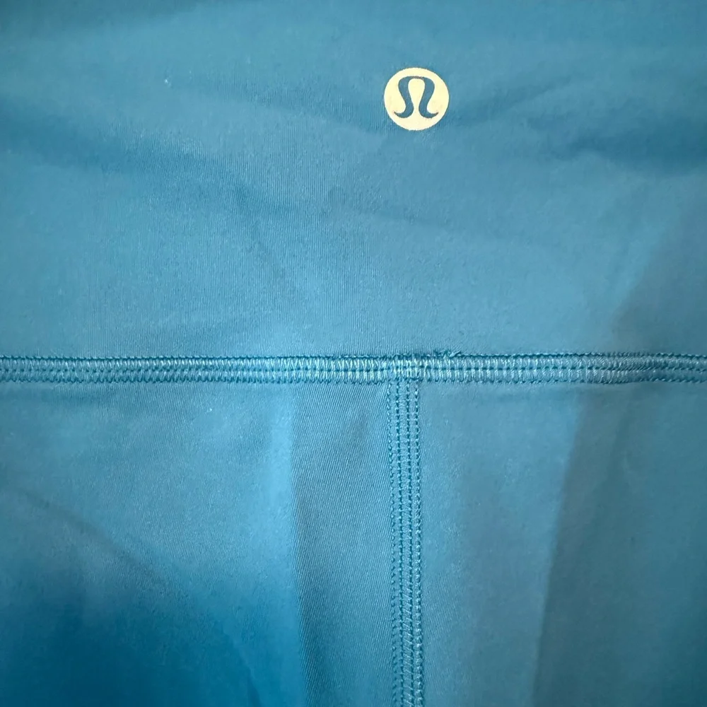 lululemon athletica High Rise Blue Leggings Size 20 - Picture 4 of 5
